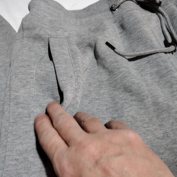 Galaxy by Harvic Heather Gray Slim Fit Joggers With Pockets - Picture 4 of 12